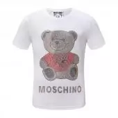 moschino t-shirt size m-3xl classi gold teddy bear